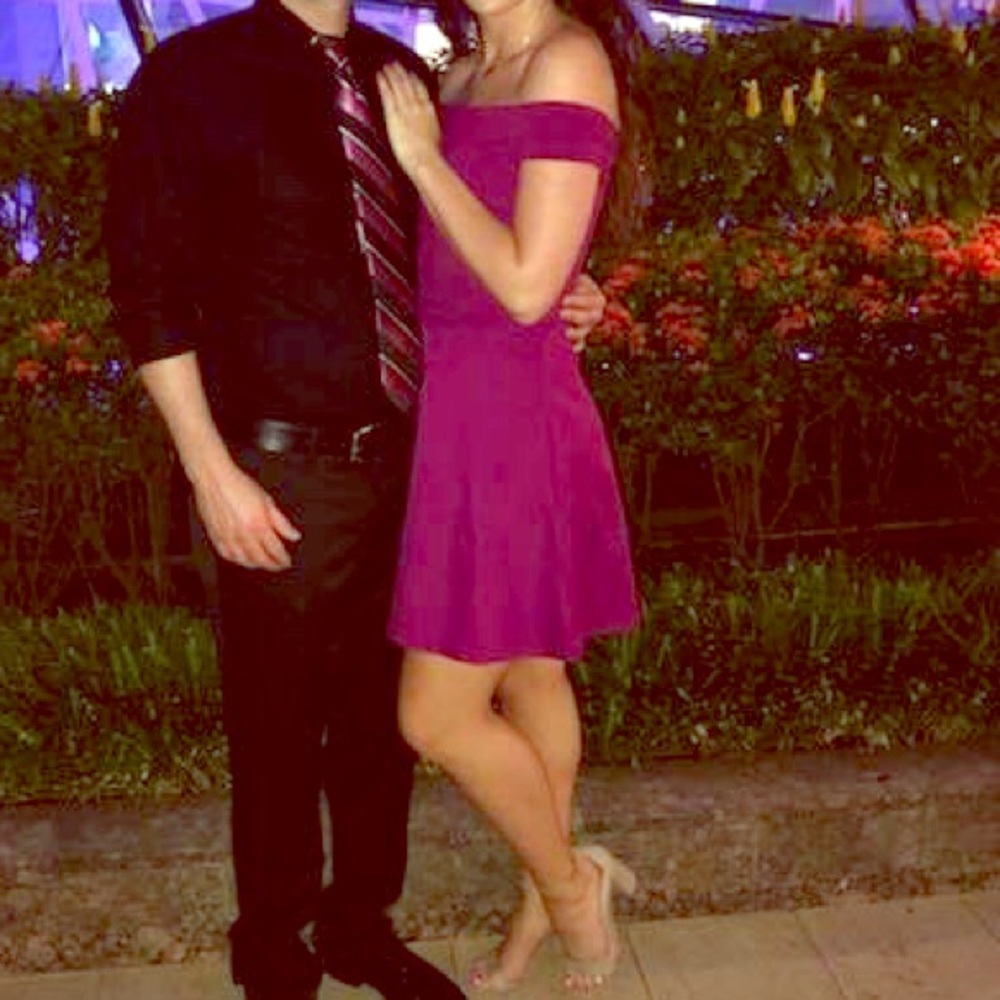 Lulus off the shoulder dress